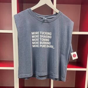 Pure Barre Kathy Tank Dusty Blue